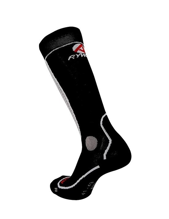 Chaussettes de Ski Rywan Protec Noir Blanc