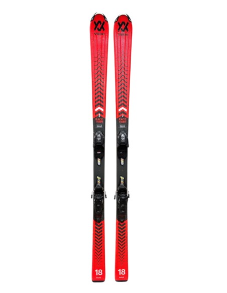 Ski Occasion Volkl Racetiger Red Junior + Fix marker