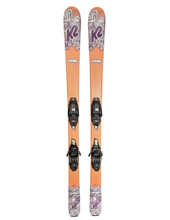 Ski Junior Occasion K2 Luvbug + Fix Marker 7.0 GW