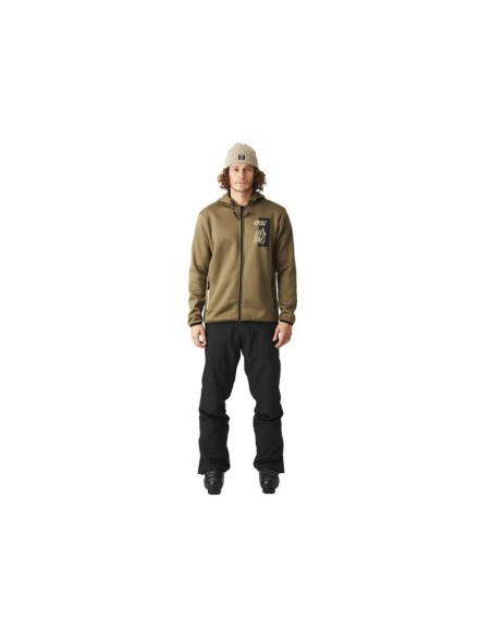 Picture Park Zip Tech Hoodie Shitake