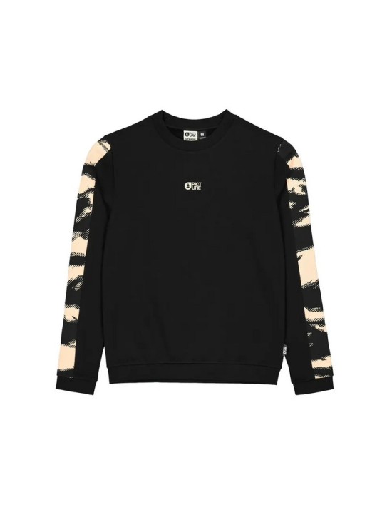 Sweat Picture Blayr Printed Crew Black Shadow