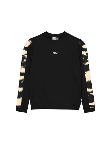 Sweat Picture Blayr Printed Crew Black Shadow