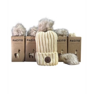 5er-Pack Pacito-Mützen mit Futter, ecru