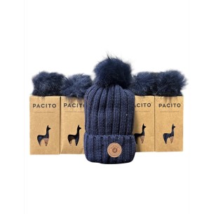 Lot de 5 Bonnets fourrés Pacito Bleu