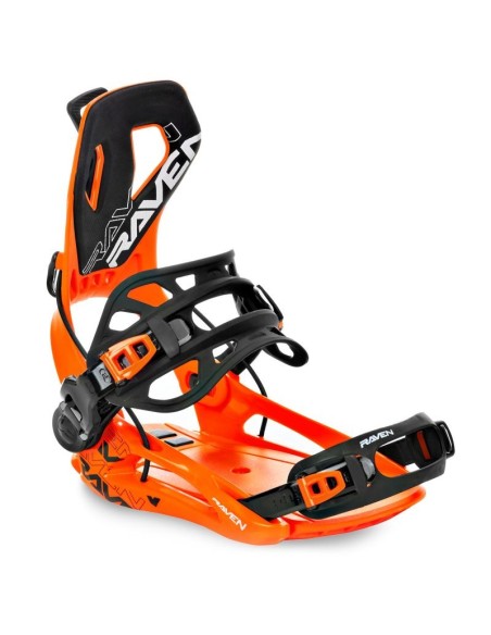Fixations de snowboard Systeme Flow Raven FT360 Black Orange 2027