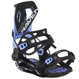 Fixations de snowboard Systeme Flow Raven FT360 Black Ocean