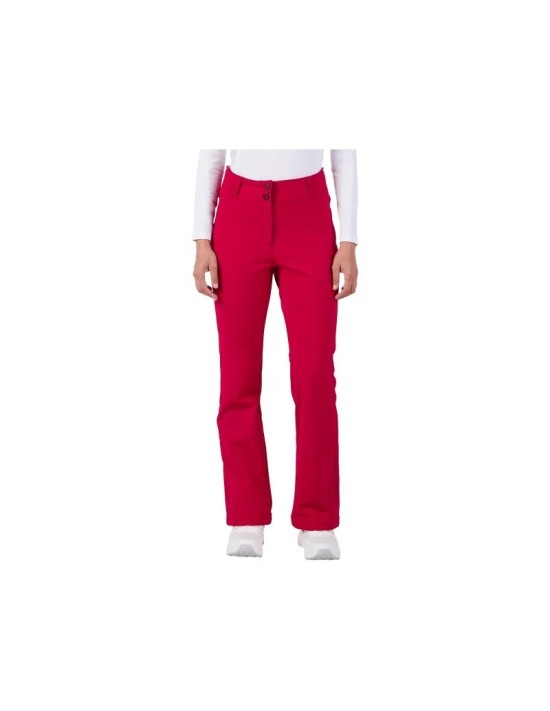 Pantalon de ski Rossignol Ski Softshell Ruby Red