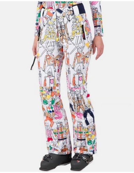 Pantalon de ski Rossignol W Sublime Str Pant Castelbajac Edition